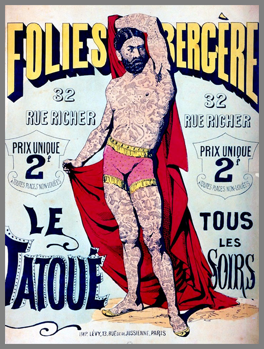 27 old posters of cabarets and circuses
