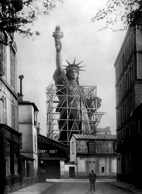 1169 La construction de la Statue de la Liberté à Paris  photo histoire featured bonus architecture 