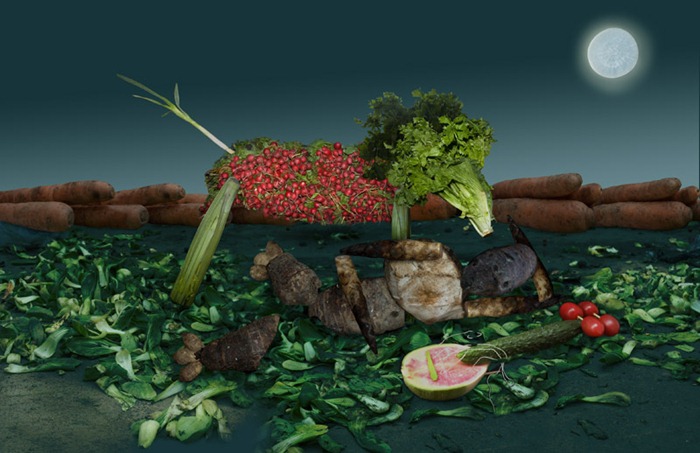 art tableau peinture legume 18 Reproductions de tableaux célèbres avec des légumes 