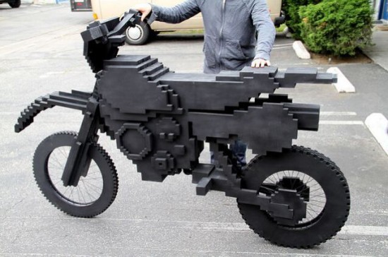 moto lego Une moto et des Lego