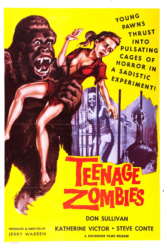 affiche vintage film horreur 1950 10 Affiches de films dhorreur des années 50  design 
