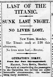 titanic journaux presse newspaper couverture fail 06 Le 15 Avril 1912 la presse annonce la catastrophe du Titanic  histoire featured 