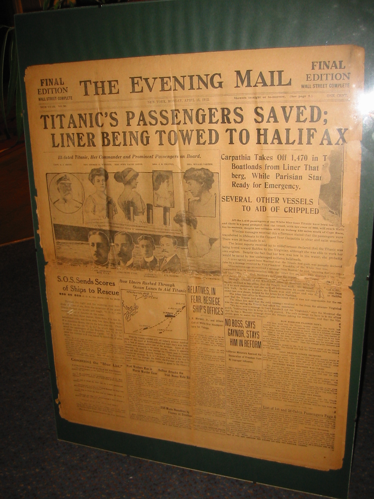 The 15 April 1912 the press announced the Titanic disaster Titanic newspapers newspaper news coverage fail 10 titanic journaux presse newspaper couverture fail 10 Le 15 Avril 1912 la presse annonce la catastrophe du Titanic histoire featured