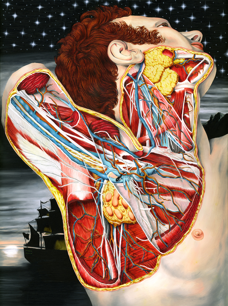 valerio carrubba peinture anatomique morbide 05 Les étranges peintures anatomique de Valério Carrubba  design art 