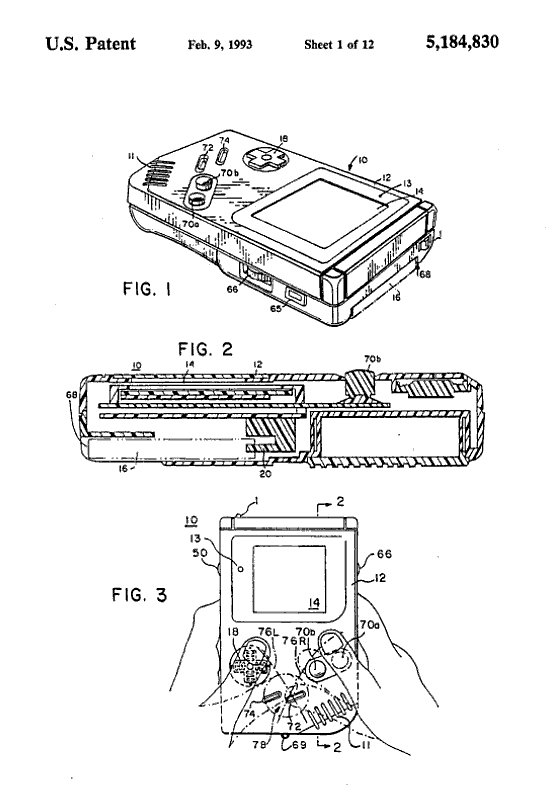 brevet patent jeu jouet toy gameboy Les premiers brevets de jouets devenus célèbres  technologie histoire featured 