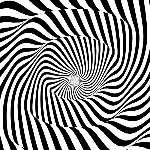 gif psychedelique hypnose animation 13 Des .gif noir et blancs hypnotiques #2  design 