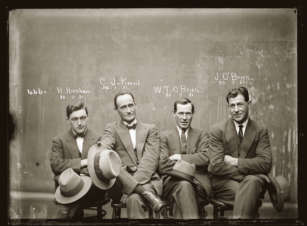 photo police sydney australie mugshot 1920 21 Portraits de criminels australiens dans les années 1920