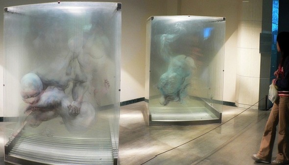 peinture 3d verre 11 Peintures en 3D sur plaques de verre