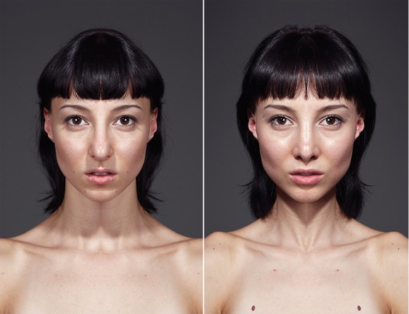 La symétrie des visages symetrie visage tete 08 symetrie visage tete 08 La symétrie des visages photo photographie bonus