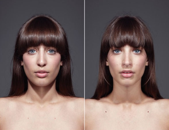 La symétrie des visages symetrie visage tete 11 symetrie visage tete 11 La symétrie des visages photo photographie bonus