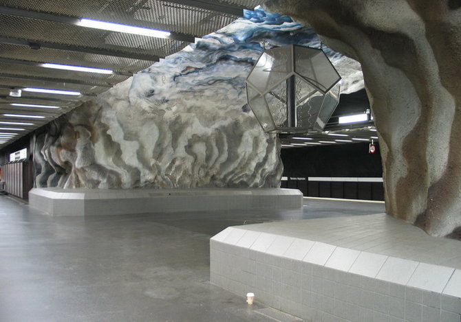 Les stations du Métro de Stockholm Metro Stockholm Station Art 28 Metro Stockholm Station Art 28 Les stations du Métro de Stockholm photo bonus art