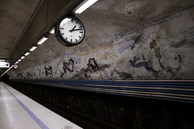 Les stations du Métro de Stockholm Metro Stockholm Station Art 29 Metro Stockholm Station Art 29 Les stations du Métro de Stockholm photo bonus art