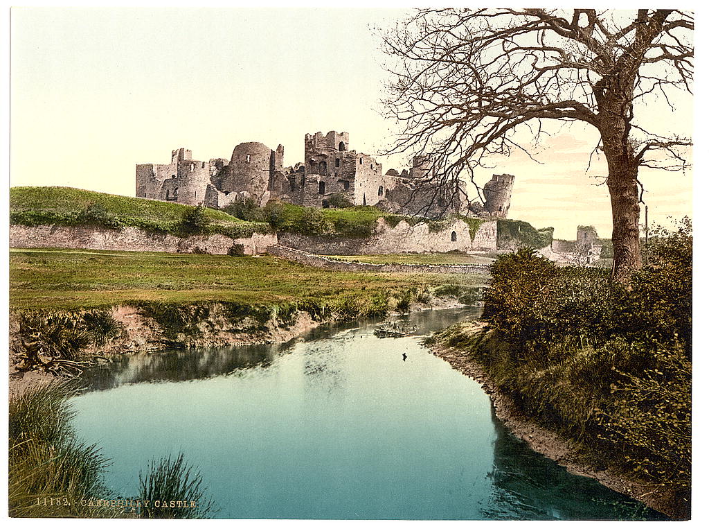 Pays de Galles photo ancienne 1880 couleur 03 Photos anciennes colorisées du Pays de Galles en 1880  photo histoire 