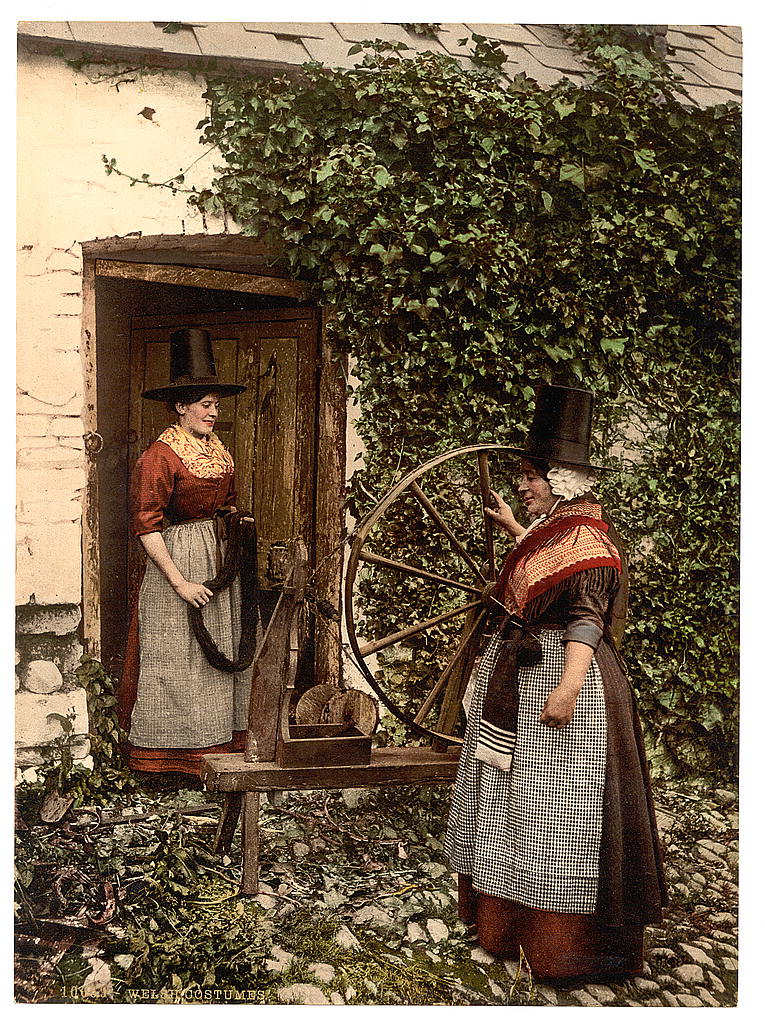 Pays de Galles photo ancienne 1880 couleur 10 Photos anciennes colorisées du Pays de Galles en 1880  photo histoire 