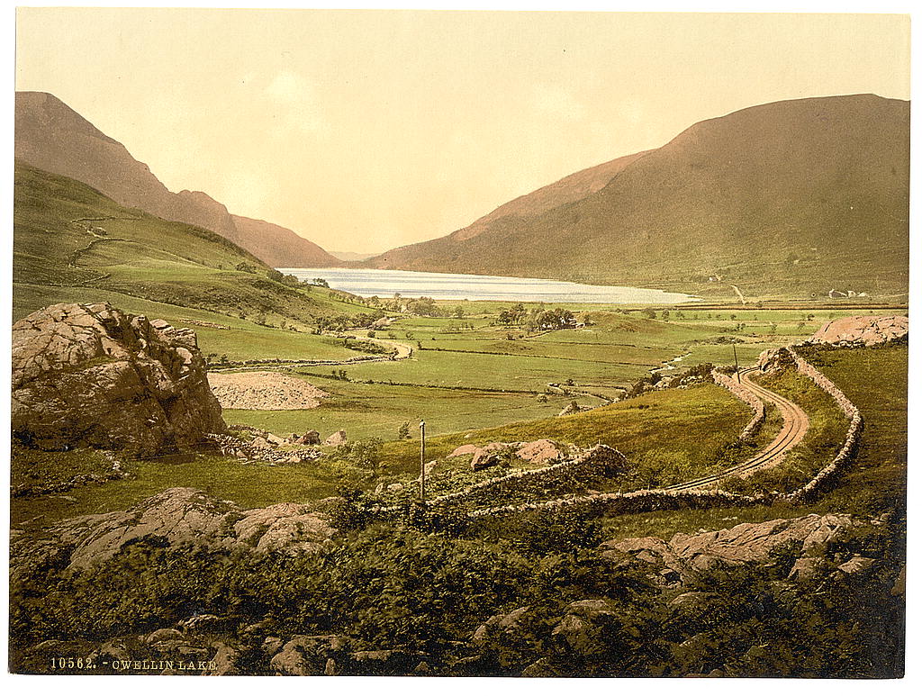 Pays de Galles photo ancienne 1880 couleur 13 Photos anciennes colorisées du Pays de Galles en 1880  photo histoire 