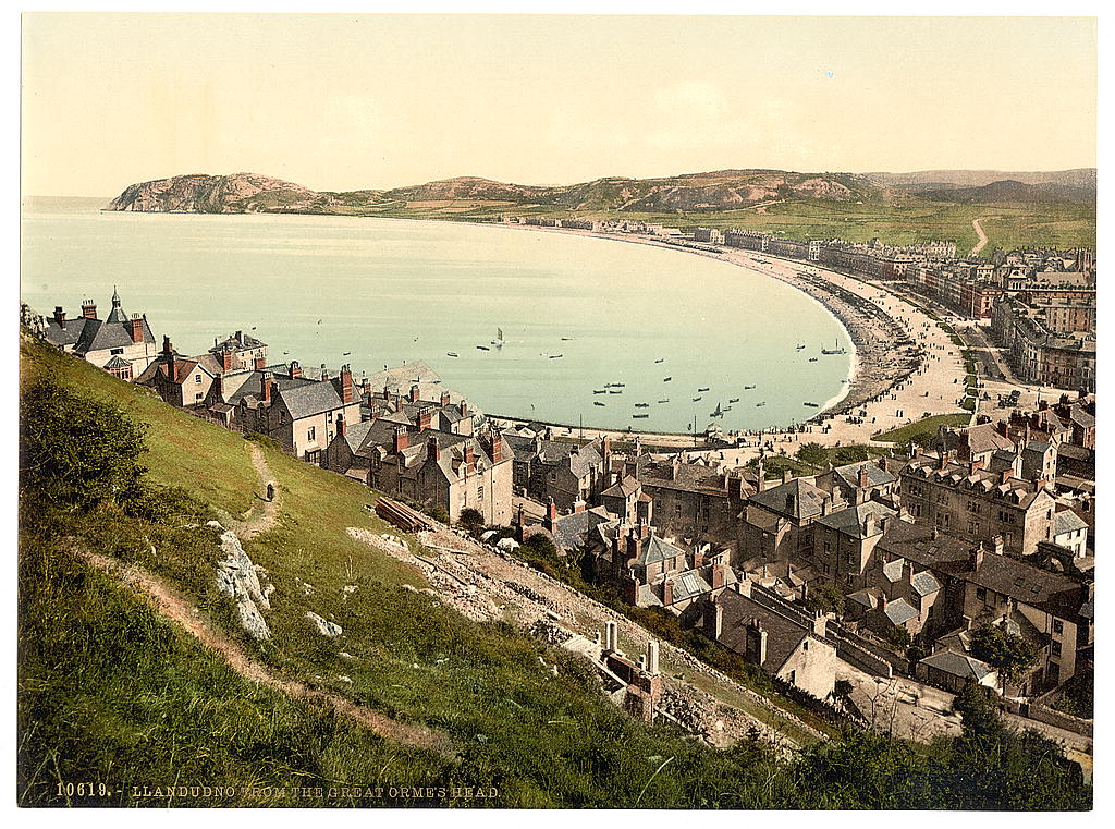 Pays de Galles photo ancienne 1880 couleur 23 Photos anciennes colorisées du Pays de Galles en 1880  photo histoire 