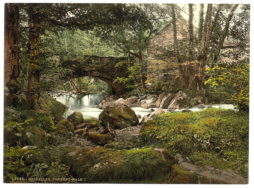 Pays de Galles photo ancienne 1880 couleur 26 Photos anciennes colorisées du Pays de Galles en 1880  photo histoire 