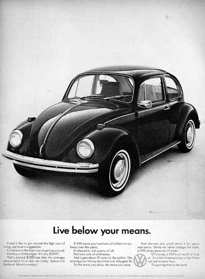 Classic VW Beetle Ad Campaigns