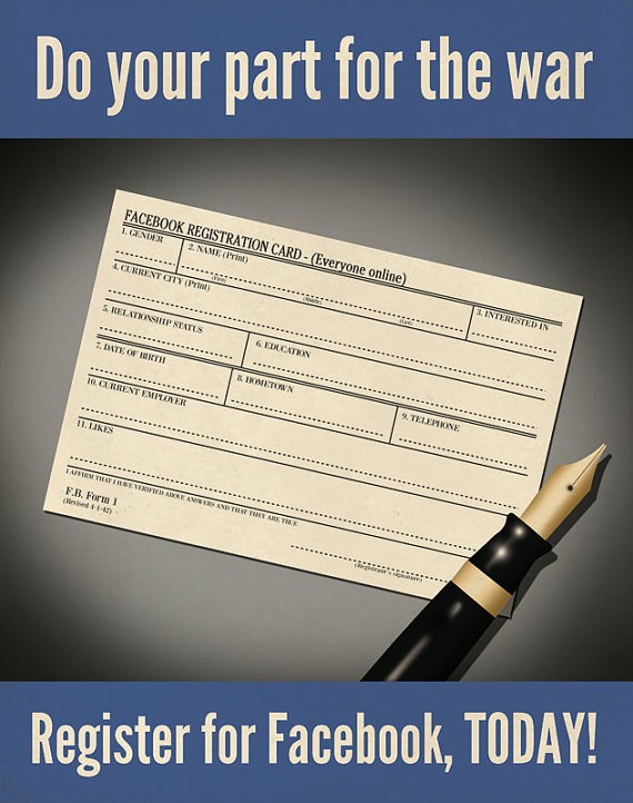 propagande affiche reseau social 06 Affiches de propagande pour Twitter, Facebook et Google Plus  design bonus 