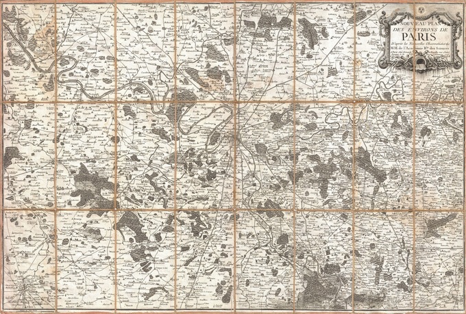 680px 36 1775 Esnauts and Rapilly Case or Pocket Map of Paris France and environs   Geographicus   Paris rap Lhistoire de Paris par ses plans