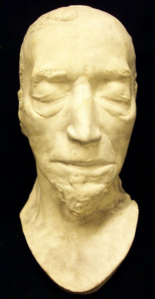 D Benjamin Disraeli Masques mortuaires de personnages historiques  histoire divers 