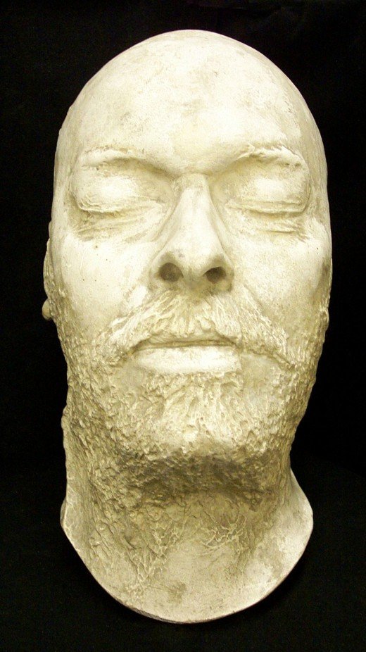 D Dante Gabriel Rossetti Masques mortuaires de personnages historiques  histoire divers 