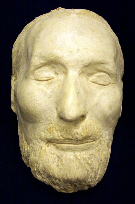 D Heinrich Heine Masques mortuaires de personnages historiques  histoire divers 