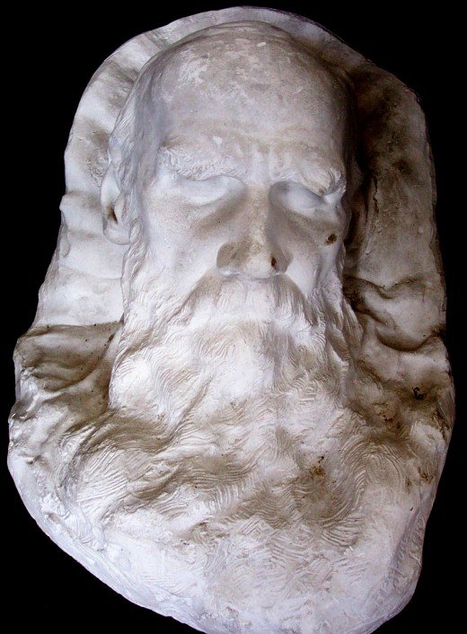 D Leo Tolstoy Masques mortuaires de personnages historiques  histoire divers 