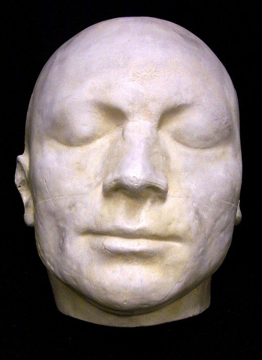 D Maximilien Robespierre Masques mortuaires de personnages historiques  histoire divers 