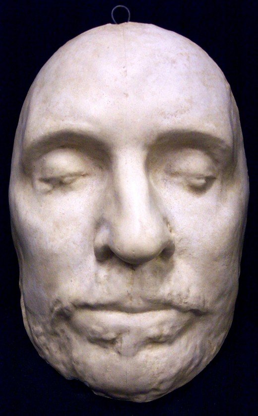 D Oliver Cromwell Masques mortuaires de personnages historiques  histoire divers 