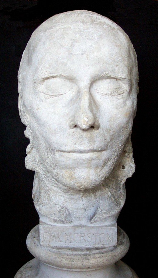 D Viscount Henry Jon Temple Palmerston Masques mortuaires de personnages historiques  histoire divers 