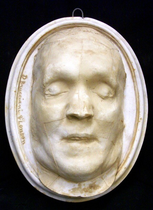 D William Makepeace Thackeray Masques mortuaires de personnages historiques  histoire divers 