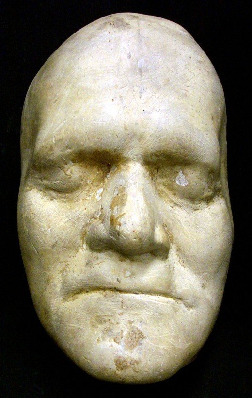 L Benjamin Franklin Masques mortuaires de personnages historiques  histoire divers 