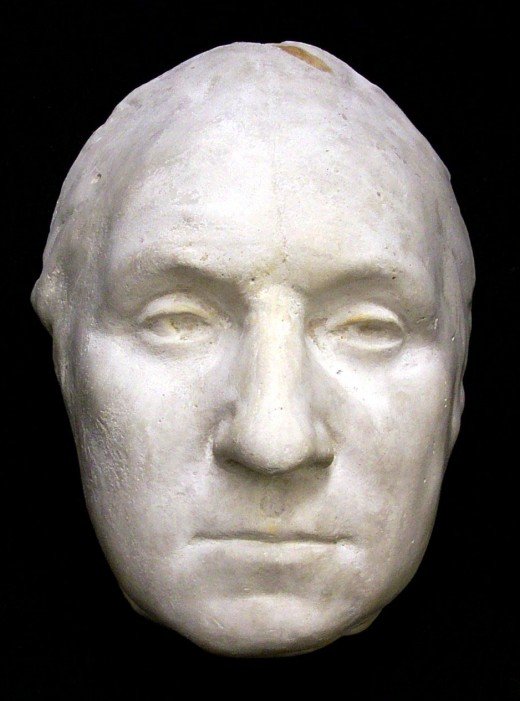 L George Washington Masques mortuaires de personnages historiques  histoire divers 