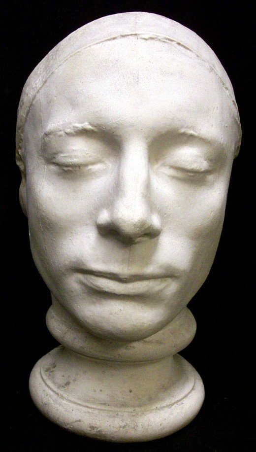 L John Keats Masques mortuaires de personnages historiques  histoire divers 