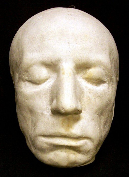 L William Wordsworth Masques mortuaires de personnages historiques  histoire divers 