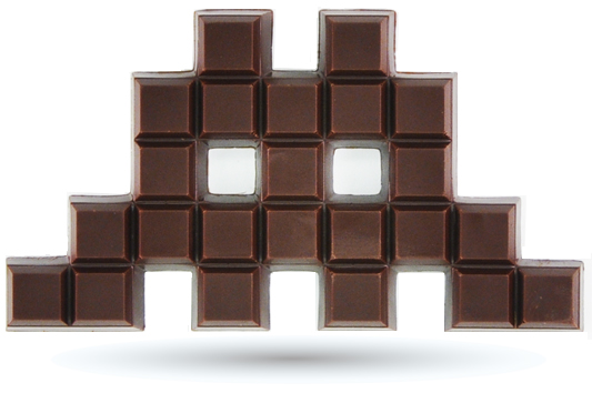Chocolat-space-invader