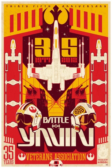 BATTLE OF YAVIN GEEK-ART