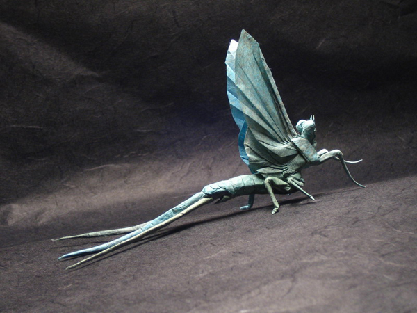 insecte origami feuille papier 02 Insectes réalistes en une feuille de papier geek divers bonus art 