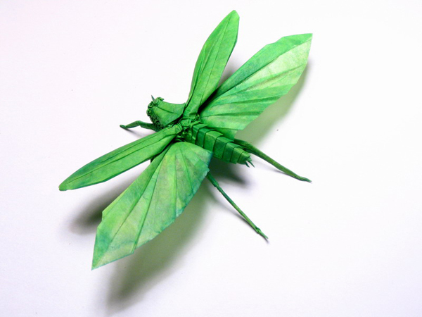 insecte origami feuille papier 04 Insectes réalistes en une feuille de papier geek divers bonus art 