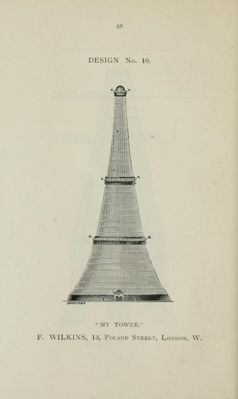 tour eiffel londres 10 335x560 Les plans de Londres en 1890 pour rivaliser avec la Tour Eiffel