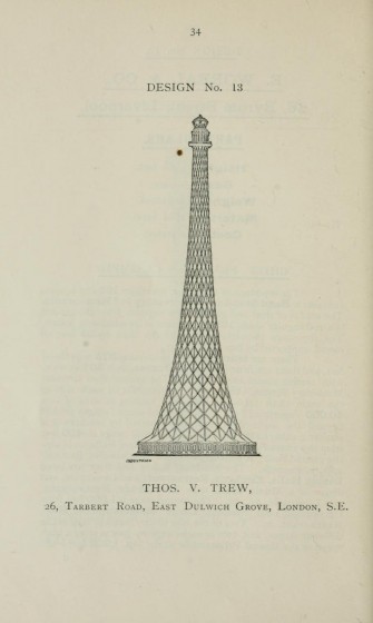 tour eiffel londres 12 335x560 Les plans de Londres en 1890 pour rivaliser avec la Tour Eiffel
