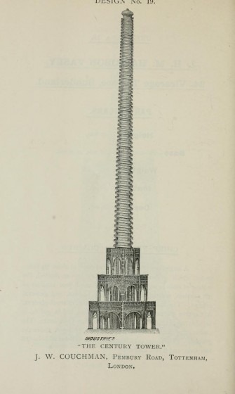 tour eiffel londres 15 335x560 Les plans de Londres en 1890 pour rivaliser avec la Tour Eiffel
