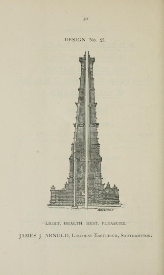 tour eiffel londres 16 335x560 Les plans de Londres en 1890 pour rivaliser avec la Tour Eiffel