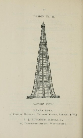 Les plans de Londres en 1890 pour rivaliser avec la Tour Eiffel tour eiffel londres 17 335x560 tour eiffel londres 17 335x560 Les plans de Londres en 1890 pour rivaliser avec la Tour Eiffel histoire divers bonus architecture