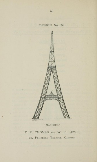 tour eiffel londres 18 335x560 Les plans de Londres en 1890 pour rivaliser avec la Tour Eiffel