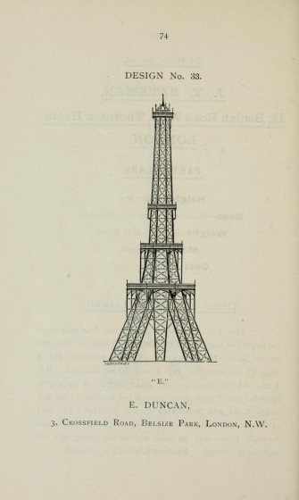 Les plans de Londres en 1890 pour rivaliser avec la Tour Eiffel tour eiffel londres 19 335x560 tour eiffel londres 19 335x560 Les plans de Londres en 1890 pour rivaliser avec la Tour Eiffel histoire divers bonus architecture