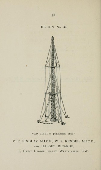 tour eiffel londres 25 335x560 Les plans de Londres en 1890 pour rivaliser avec la Tour Eiffel