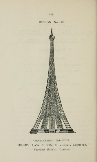 tour eiffel londres 28 335x560 Les plans de Londres en 1890 pour rivaliser avec la Tour Eiffel