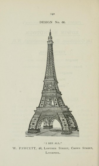 tour eiffel londres 30 335x560 Les plans de Londres en 1890 pour rivaliser avec la Tour Eiffel